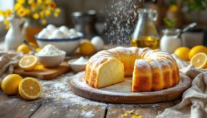 Ciambella yogurt e limone: morbida e soffice come una nuvola