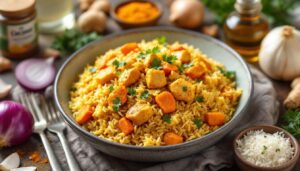 Riso basmati con pollo al curry: come fare la versione facile e veloce