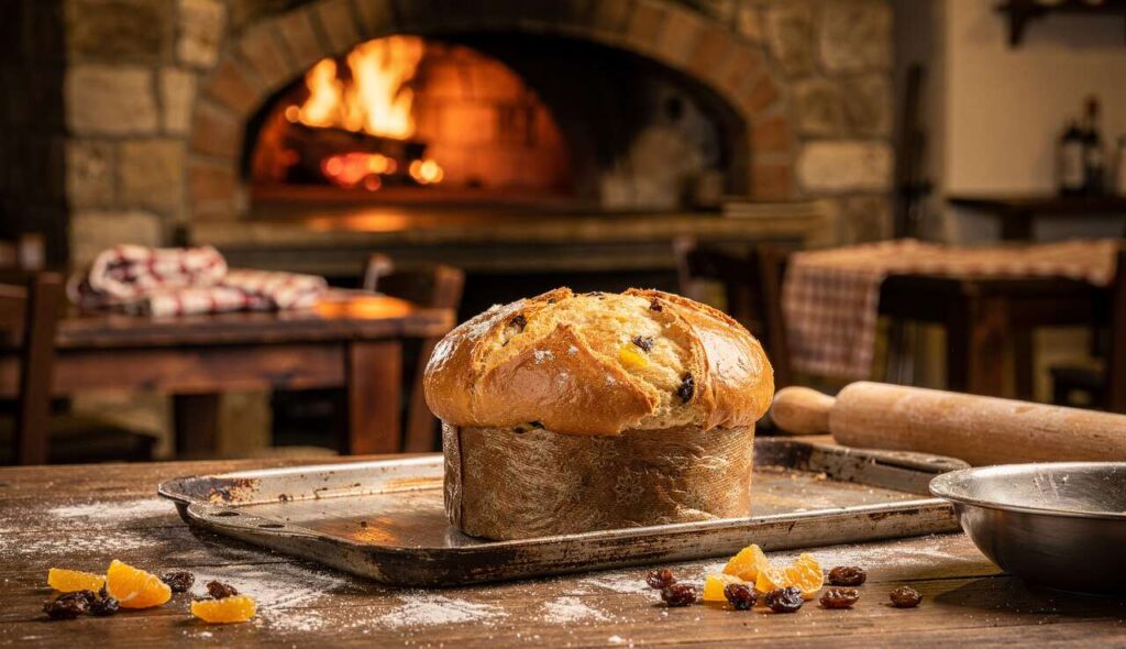 Il panettone si può fare anche in teglia. L’idea è di una pizzeria calabrese